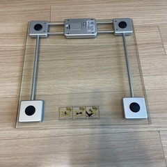 AND ガラス製デジタル体重計（最大150kg対応）動作確認済みの画像