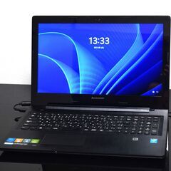 lenovo定番タイプCorei3最新Windows11メモリ8GB高速SSD120GBWifi接続可能カメラ内蔵の画像