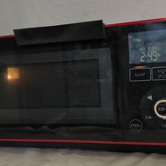△ MITSUBISHI 三菱 レンジグリル オーブンレンジ RG-GS1-R 2012年製 動作確認済 傷汚れと部品の欠品あり 現状渡しの画像