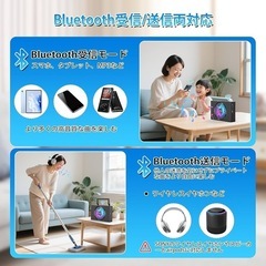 CDプレーヤー 卓上 Bluetooth送受信対応 充電可能 スピーカー内蔵の画像