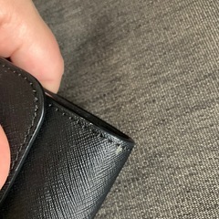 トリーバーチ　ブラックショルダーバッグ　ウォレットショルダー　黒の画像