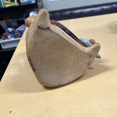 益子焼き　ねこ置物　マリさん作　85046の画像