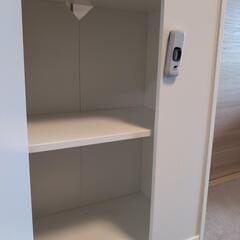 IKEA　BAGGEBO バッゲボー キャビネット 扉付 ホワイトの画像