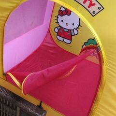 🌸キッズテント　ワンタッチテント　子供ハウス②　キティーの画像