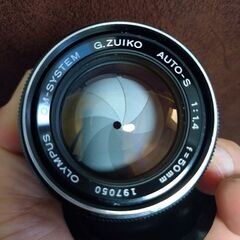 OLYMPUS G.ZUIKO 50mm  1:1.4　分解清掃済の画像