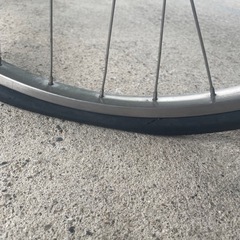 中古自転車(パンクあり)の画像