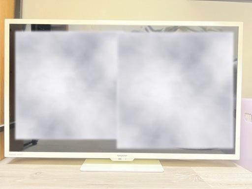 シャープ 32V型 液晶 テレビ AQUOS 2T-C32DE-W ハイビジョン 2022年製 ホワイト