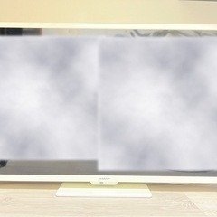 シャープ 32V型 液晶 テレビ AQUOS 2T-C32DE-W ハイビジョン 2022年製 ホワイトの画像