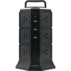 【アウトレット】 PPS-PD65TW プリンストン UniTAP タワー型 OAタップ コンセント 12個 USB-C 2個 USB 3個 1500W Power Delivery 3.0 タイプCの画像