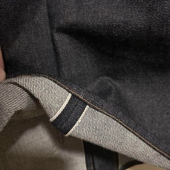XL - 宮城県製 岡山デニム 15オンス セルビッチ 生機（キバタ）デニムの画像