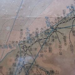 昭和43年 （1968年）日本観光地図 （約55㎝×81㎝）お譲りします。＊石川県＊美川より＊期間限定の画像