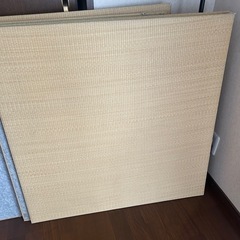 【無料】オシャレ！国産 置き畳 畳 マット 琉球畳 い草 85×85cm×厚み15mm  防音 半畳 縁無し 日本製 調湿の画像