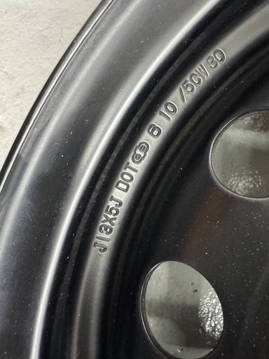 13インチ　5j 鉄ホイール　軽自動車流用等　　