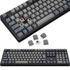 【アウトレット】 IK-CD108-G/BR-BK iKBC テンキー付き メカニカルキーボード 有線 日本語JIS配列 茶軸 ブラック ホットスワップ CherryMX互換 Windows Mac テンキーあり 作業用 タイピング コーディングの画像