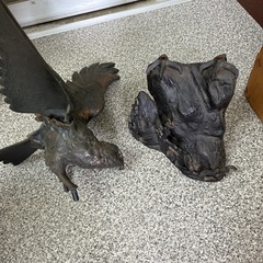 オブジェ　鷹の画像