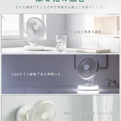 小型卓上扇風機・壁掛け扇風機の画像