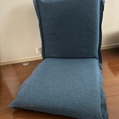 【座椅子】水色 座椅子　無料　　まだ使えますの画像