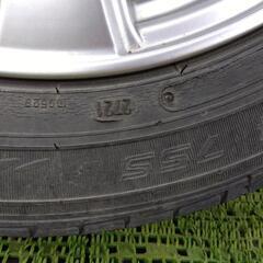155/65R14 軽自動車アルミホイールセットの画像