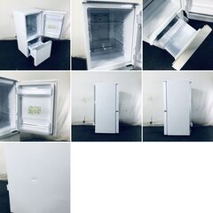 ID:rg220913 シャープ SHARP 冷蔵庫 一人暮らし 中古 2017年製 2ドア 137L ホワイト ファン式 両方開き SJ-GD14C-W  【リユース品：状態B】【送料無料】【設置費用無料】の画像
