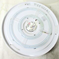 ニトリ LEDシーリングライト 調光 昼光色 6畳用 CD:8380151 天井照明 ルームライト 直径48㎝ 34W リモコン無し 動作OK (05)の画像
