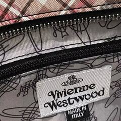 Vivienne Westwood チェック柄トートバッグの画像