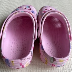 西松屋 クロックス風サンダル 子ども用サンダル ピンク 16cmの画像
