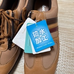 新品タグ付き婦人　撥水加工　靴　クッションあり　24.5の画像