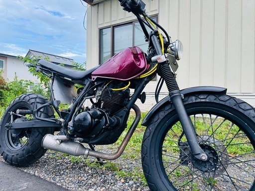 北海道　ヤマハ　TW225 ロンスイ　スカチューン　タイヤ前後山あり！バッテリー新品付き！