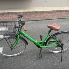 折り畳み自転車の画像