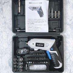 電動ドライバー 電動ドリル 4.5V 3000mAh大容量バッテリーの画像