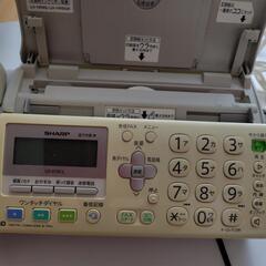 FAX付き子機付きSHARP電話の画像