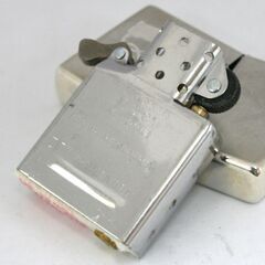 中古 火花確認済み ZIPPO 猫 ハート 2016年製造 オイルライター 札幌市 清田区 平岡の画像