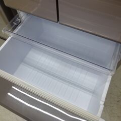 SHARP 5ドア冷蔵庫 自動製氷 どっちもドア プラズマクラスター搭載 412L SJ-X416J-T 2022年製の画像