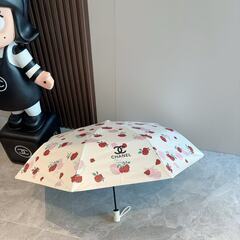 シャネル 三つ折り自動折りたたみ傘の画像