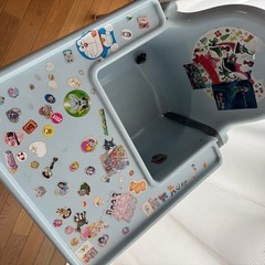 ベビーチェア 水色の画像