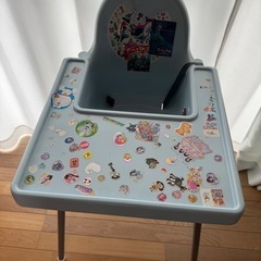 ベビーチェア 水色の画像