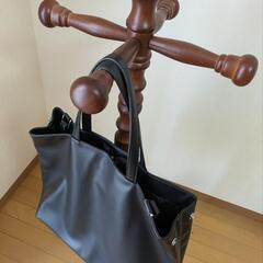 木製　ポールハンガー　ハンガーラック　未使用に近いの画像