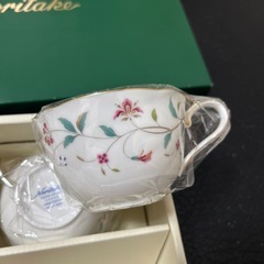 Noritake 花更紗カップ&ソーサー　新品未使用品の画像