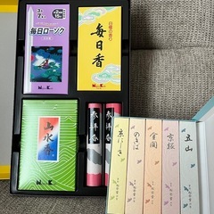 お値下げ‼️　【新品未使用品】お線香セット　(2箱)　の画像