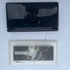 ニンテンドーDSライト本体ブラック　ジャンクの画像