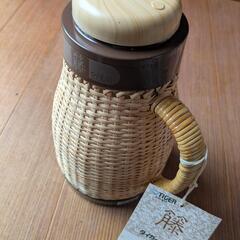 【未使用長期保管品】藤のタイガー魔法瓶　の画像