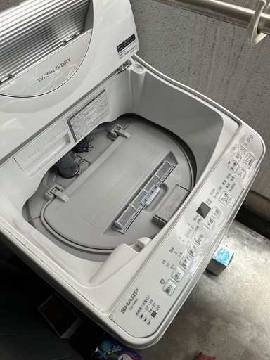 乾燥機能付き全自動洗濯機　ES-TX6G