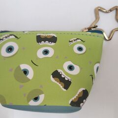 ディズニー マイク・ワゾウスキ ミニポーチ（星型チャーム付き） S_449の画像