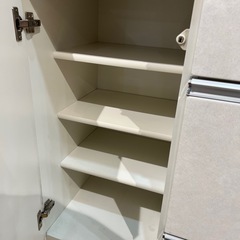【トレファク神戸南店】松田家具 レンジボード ホワイトです‼︎【取りに来られる方限定】の画像