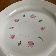 たち吉　ゴールデンアップル大皿　未使用品の画像
