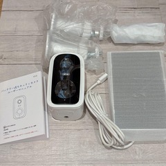 【新品未使用】防犯カメラ　ソーラー　屋外　ワイヤレス　WiFi対応　人体検知　夜間カラーの画像