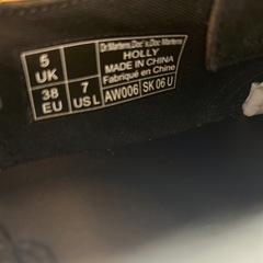 【お値引き受け付けしてます】Dr.Martens ドクターマーチン 厚底2 ホールシューズの画像