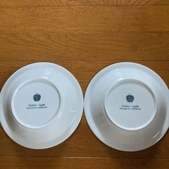 たち吉　ゴールデンアップル大皿2枚セット　未使用品の画像