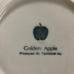 たち吉　ゴールデンアップル大皿2枚セット　未使用品の画像