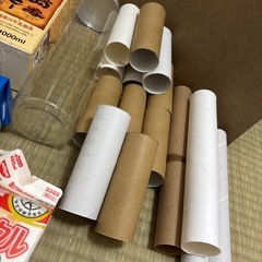 牛乳パック他 工作にいかがですかの画像